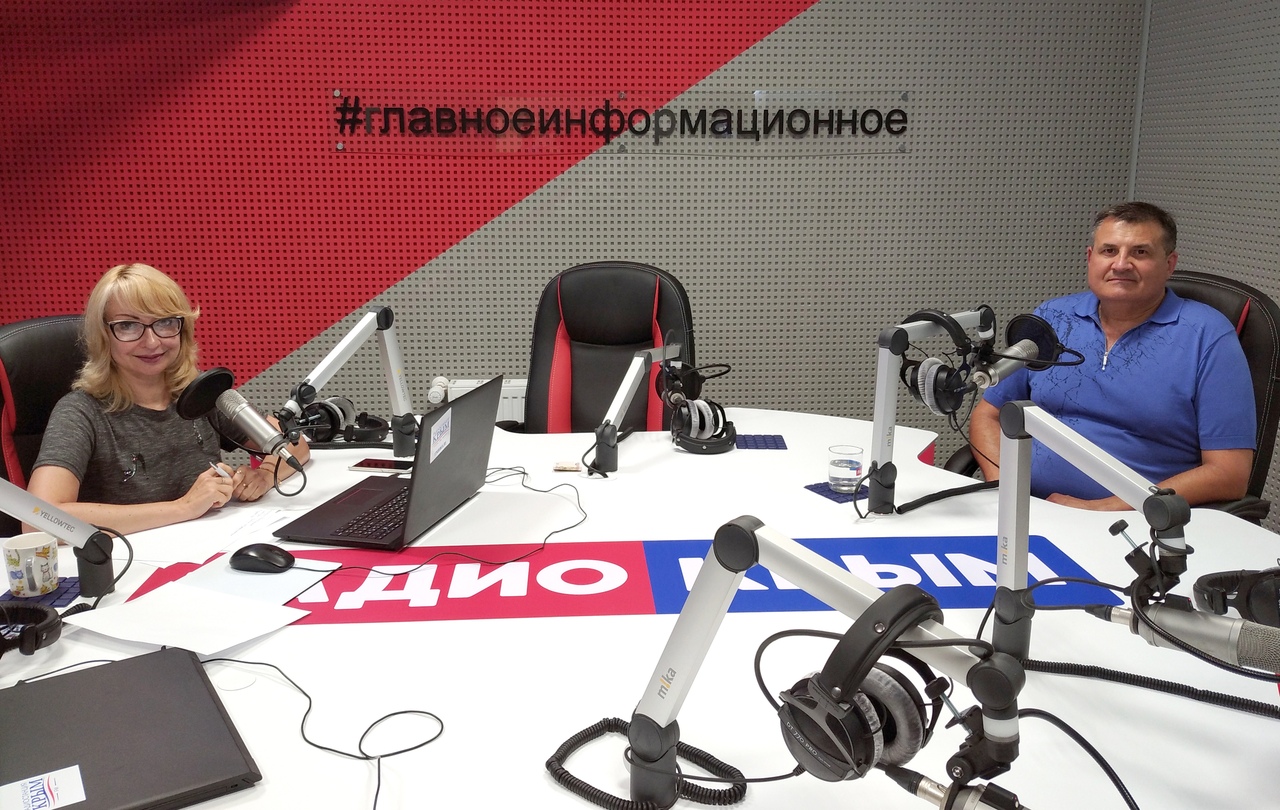 Выступление Мещерякова на радио Крым